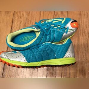 Keen Women's Shoes - Teal and Lime